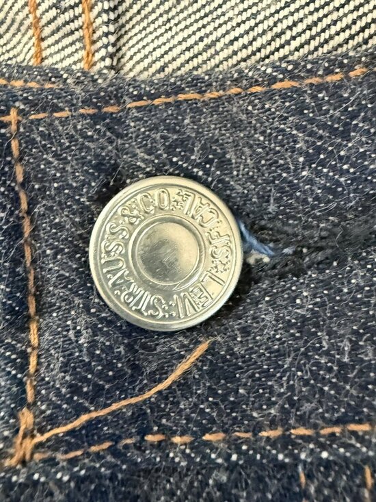 Levi's Vintage Clothing LVC 1993 Deadstock Valencia Street Selvedge Denim 29/34 - Picture 15 of 16